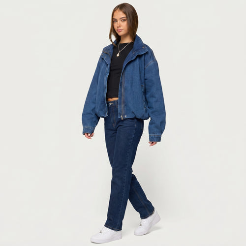 Obsidia™ Denim Bomber