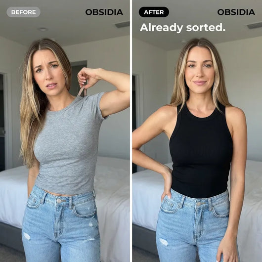 Obsidia™ Built-In Bra Tank | Feel held. Not trapped
