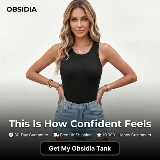 Obsidia™ Built-In Bra Tank | Feel held. Not trapped