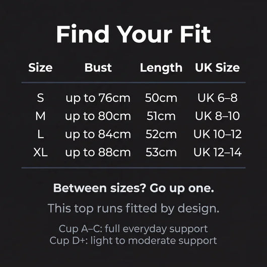Obsidia™ Built-In Bra Tank | Feel held. Not trapped